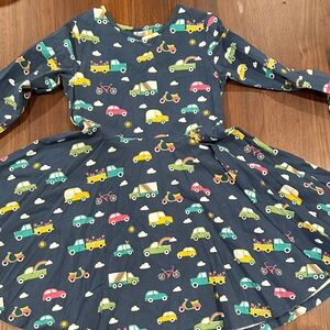 Colorful Car Print Dress